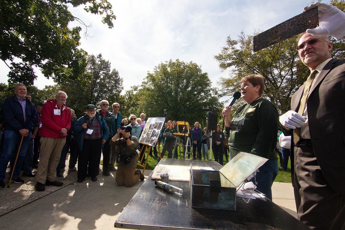 IWU alumni return to campus for time capsule reveal, fraternity celebration